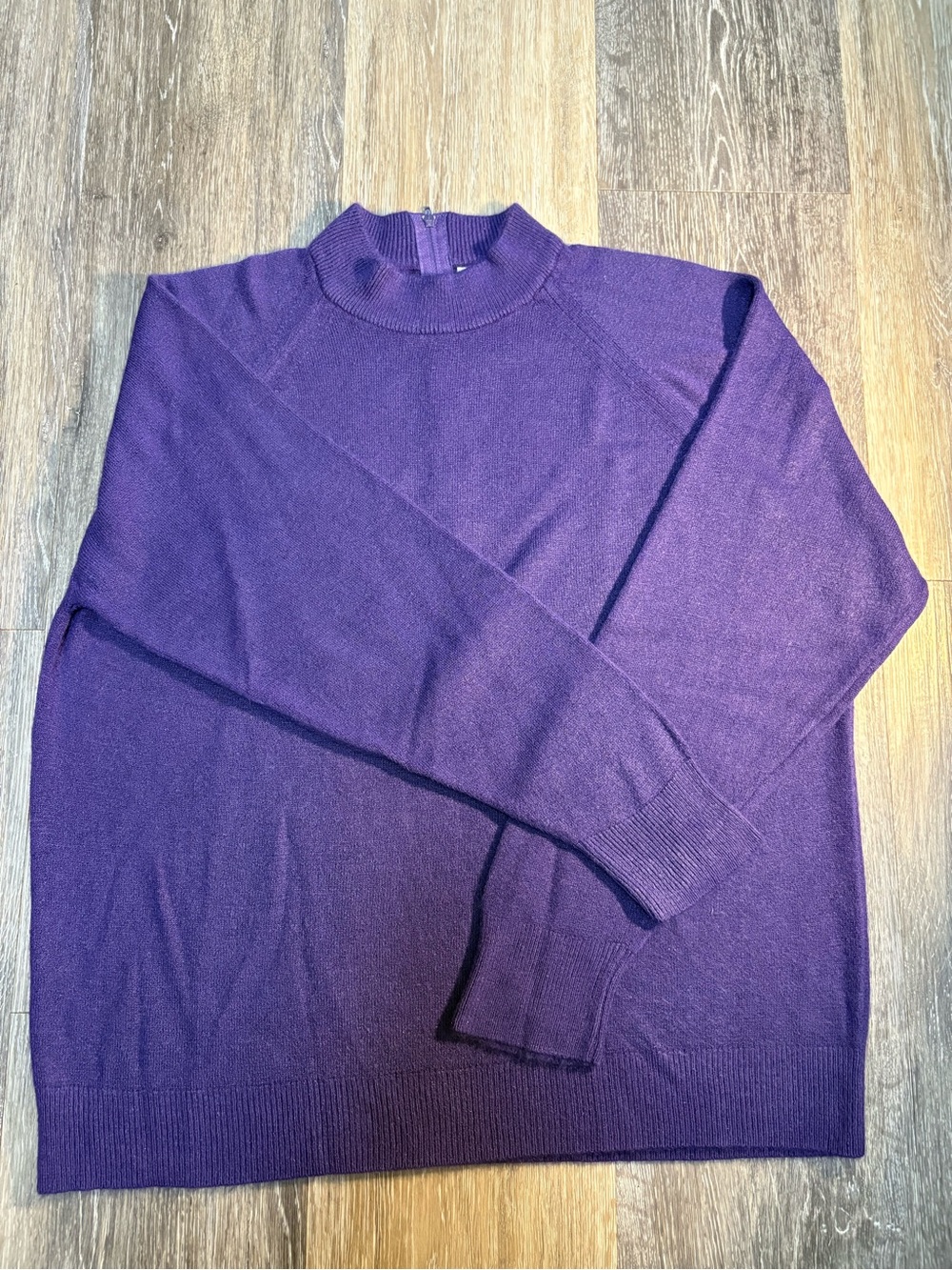 DESIGNERS  Originals Women’s Purple Mock Neck Sweater